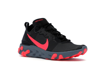 Nike React Element 55 Black Solar Red