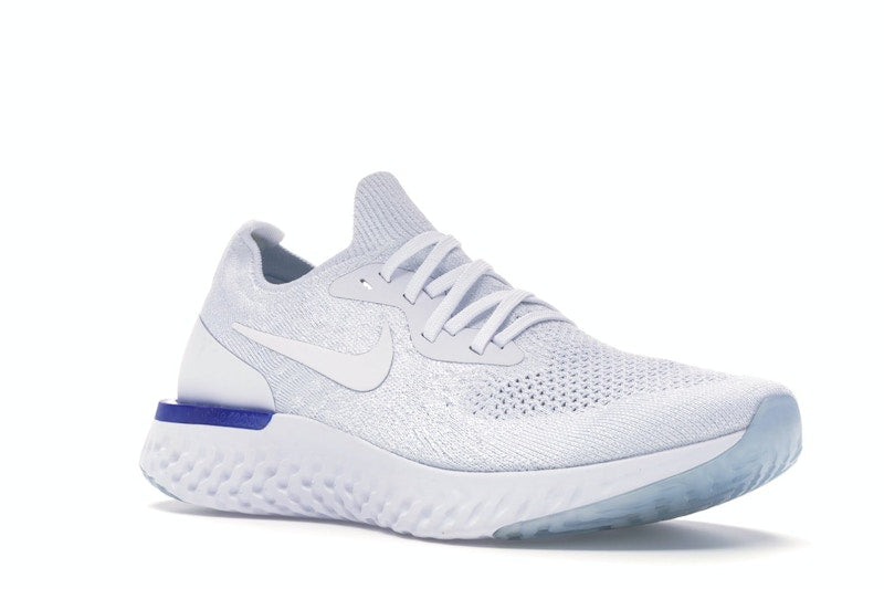 Nike Epic React Flyknit White Racer Blue (Women's)