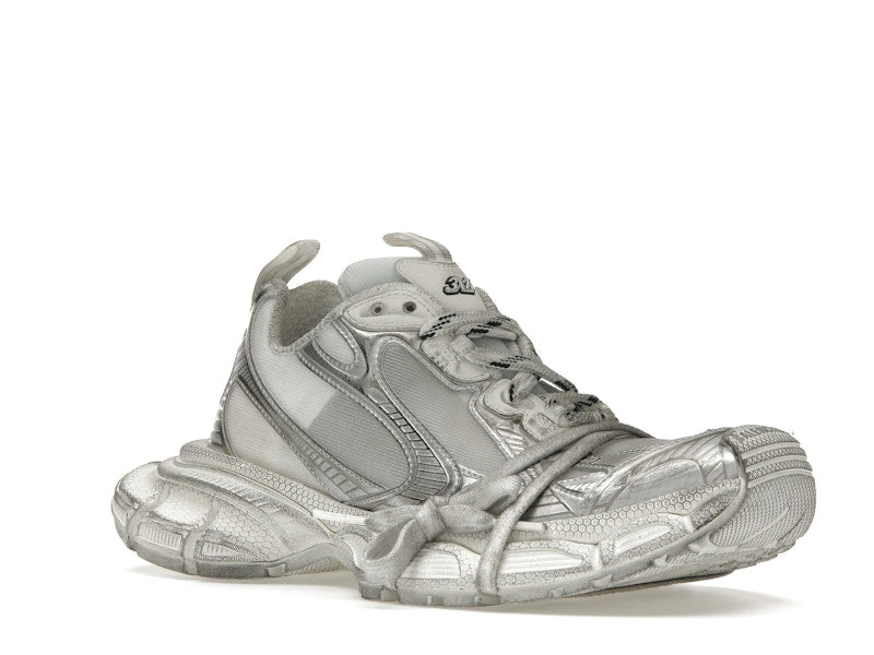 Balenciaga 3XL White Silver Summer Mesh