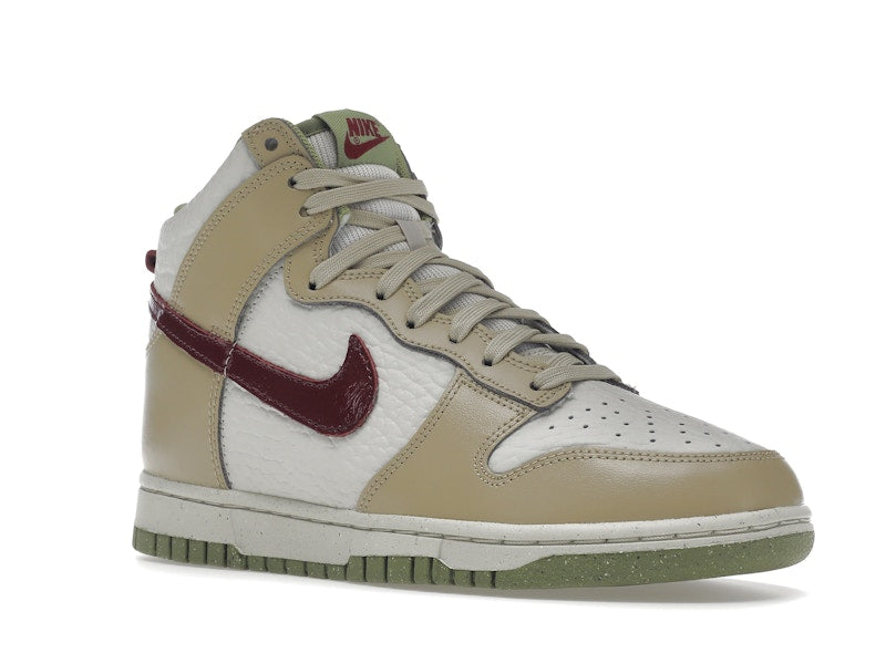 Nike Dunk High Tumbled Tan White Brown (Women's)
