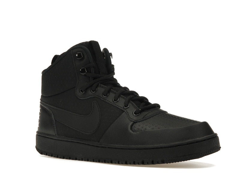 Nike Court Borough Mid Winter Triple Black