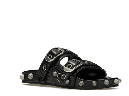 Balenciaga Cagole Sandals Black
