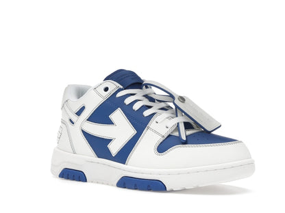 OFF-WHITE Out Of Office OOO Low Tops White Dark Blue