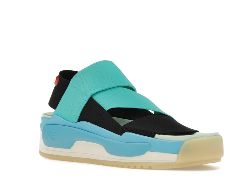 adidas Y-3 Hokori Sandal Black Mint Cyan