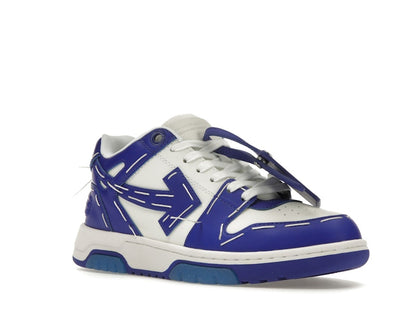 OFF-WHITE Out Of Office Sartorial Stitching White Dark Blue (Women's)