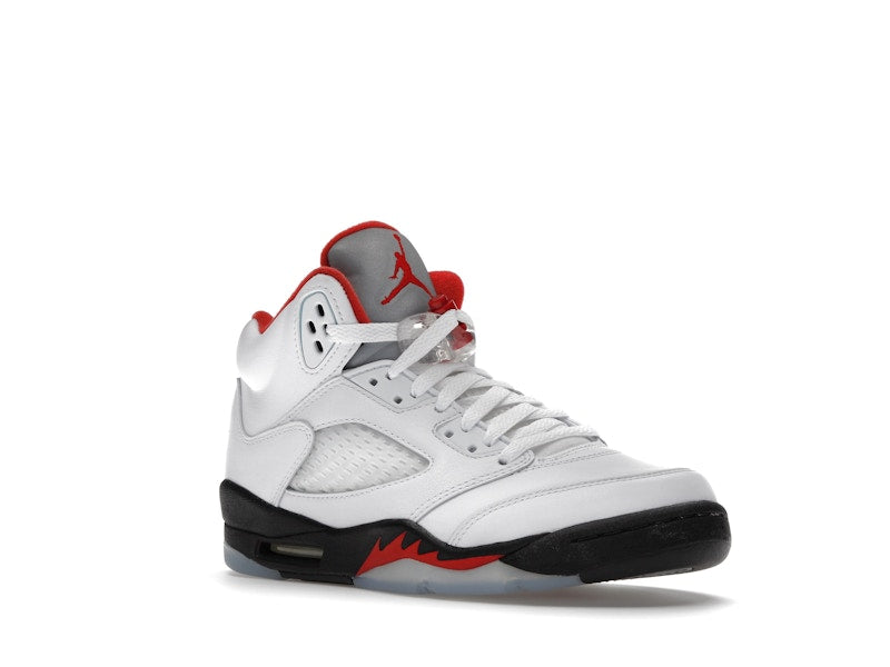 Jordan 5 Retro Fire Red Silver Tongue (2020) (GS)