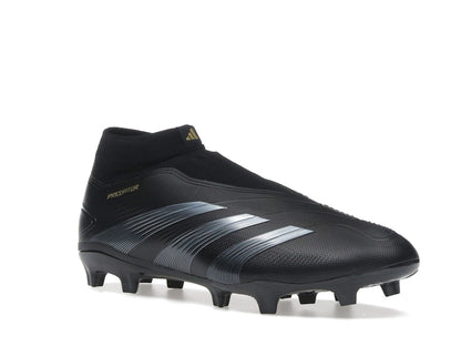 adidas Predator League Laceless FG Core Black Carbon Gold Metallic