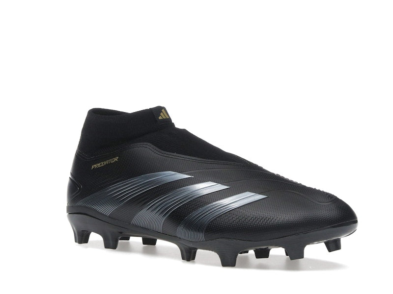 adidas Predator League Laceless FG Core Black Carbon Gold Metallic