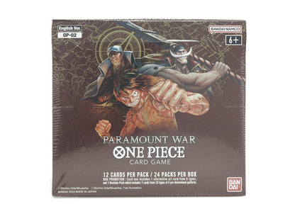 Bandai One Piece Card Game Paramount War Booster Box (OP-02) (English)