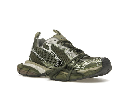 Balenciaga 3XL Dark Green Light Beige
