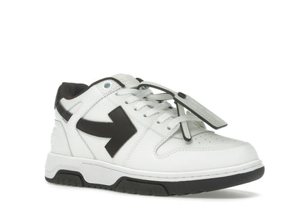 OFF-WHITE Out Of Office OOO Low Tops White Brown
