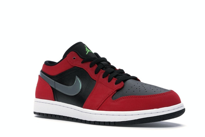 Jordan 1 Low Black Green Pulse Gym Red