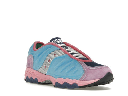 Saucony Matrix Jae Tips No Shoes In The House Blue Pink