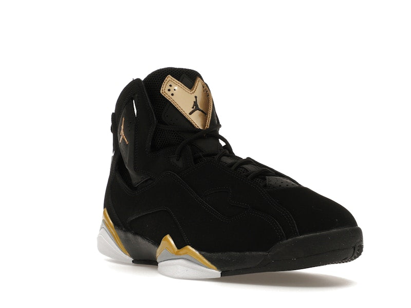 Jordan True Flight Black Metallic Gold
