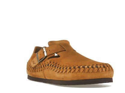 Birkenstock London Braided Shearling Kith Mink