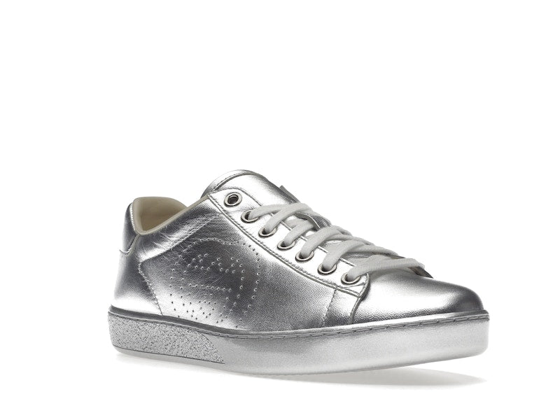 Gucci Ace Metallic Silver (Women's)
