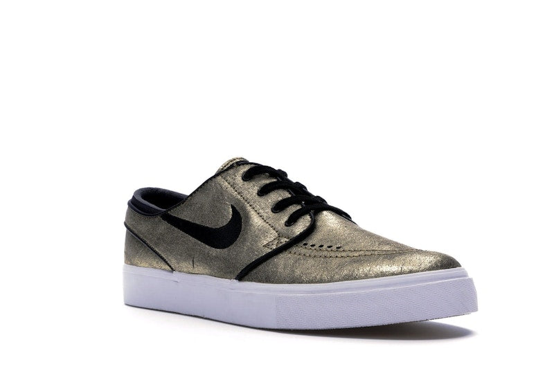 Nike SB Stefan Janoski Zoom Leather Metallic Gold
