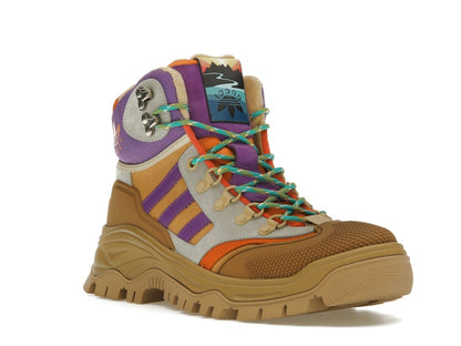 Gucci x Adidas Laced Up Boots Brown Purple (Women's)