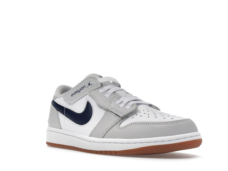 Jordan 1 Low EasyOn White Neutral Grey Gum Midnight Navy