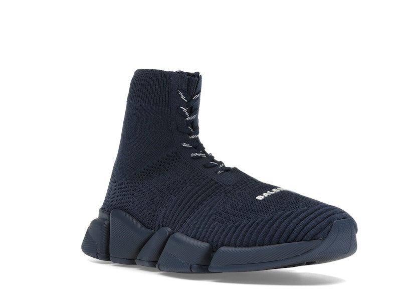 Balenciaga Speed 2.0 Lace Up Recycled Dark Blue