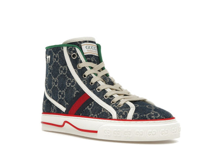 Gucci Tennis 1977 High Top Denim GG Print (Women's)