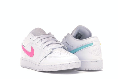 Jordan 1 Low White Neon (GS)