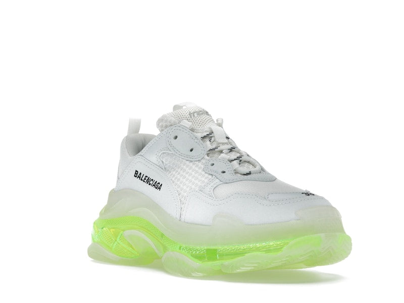 Balenciaga Triple S Clear Sole White Fluo Yellow (Women's)
