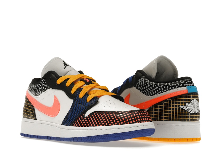 Jordan 1 Low MMD Multi-Color Grid (GS)