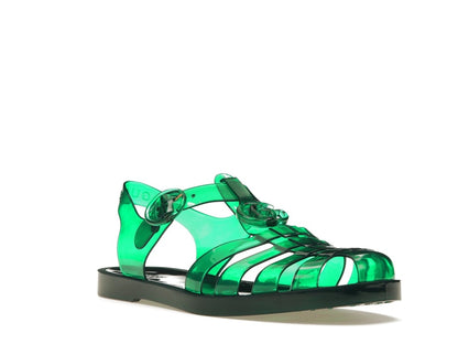Gucci Double GG Sandal Green Black