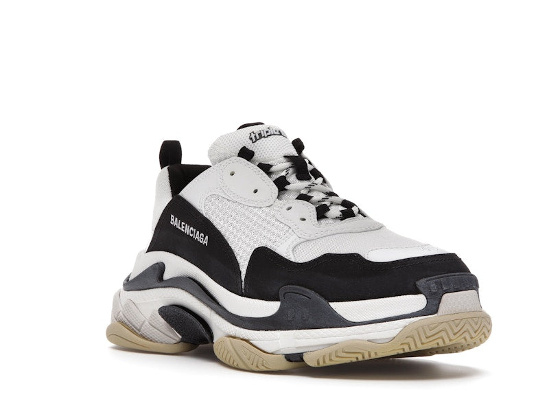 Balenciaga Triple S White Black