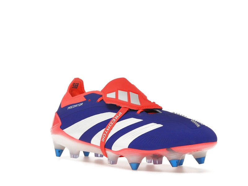 adidas Predator Elite Foldover Tongue SG Lucid Blue Cloud White Solar Red