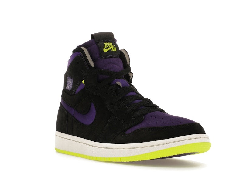 Jordan 1 High Zoom Air CMFT Black Court Purple Lemon Venom (Women's)