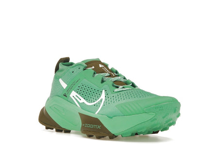 Nike ZoomX Zegama Trail Spring Green Olive Flak Black White