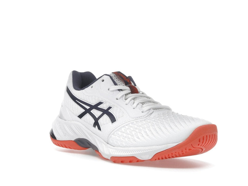 ASICS Netburner Ballistic FF 3 White Indigo Fog