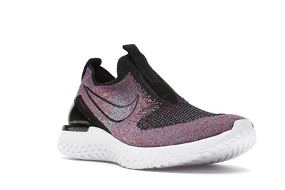 Nike Epic React Moc Flyknit Black University Red Hyper Jade