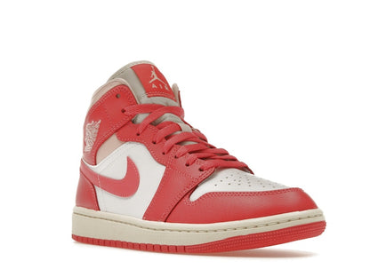 Jordan 1 Mid Strawberries and Cream (Women's)