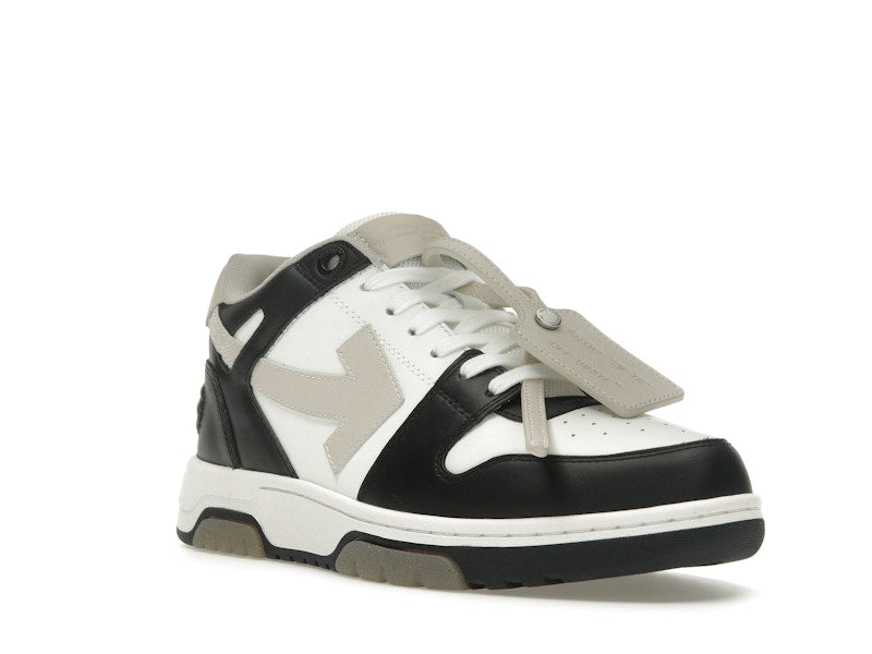 OFF-WHITE Out Of Office OOO Low Tops Black Beige