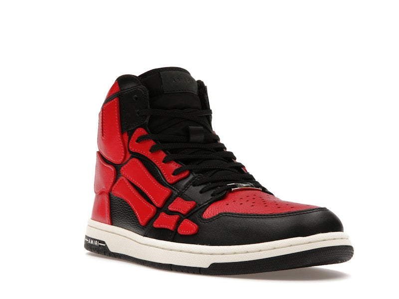 AMIRI Skel Top Hi Black Red White