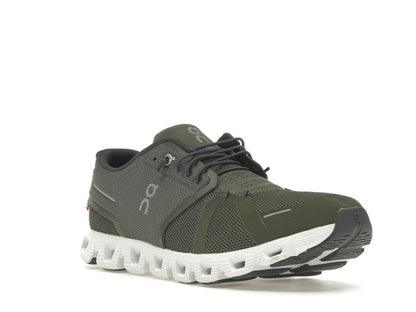 On Running Cloud 5 Olive Green White