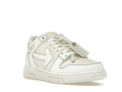 OFF-WHITE Out Of Office OOO Low Tops Cream White