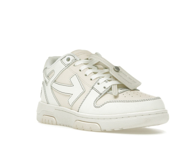 OFF-WHITE Out Of Office OOO Low Tops Cream White