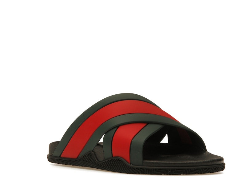 Gucci Web Slide Black Rubber (Women's)