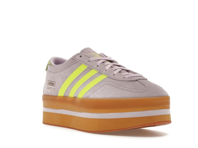 adidas Gazelle Stack Ice Lavender Solar Yellow Gum (Women's)