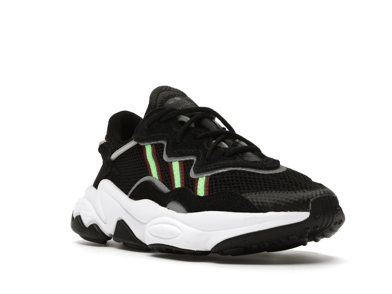 adidas Ozweego Core Black Solar Green (GS)