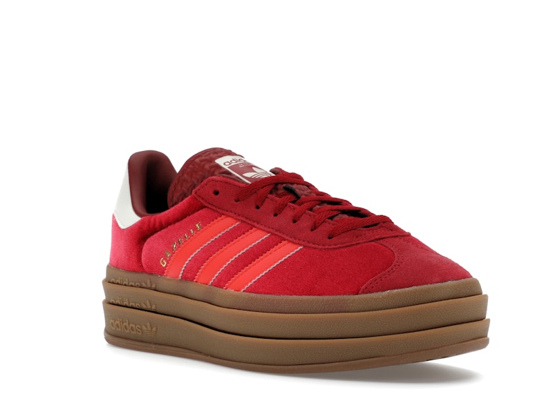 adidas Gazelle Bold Bright Red Velvet (Women's)