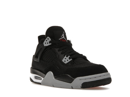 Jordan 4 Retro Black Canvas (GS)