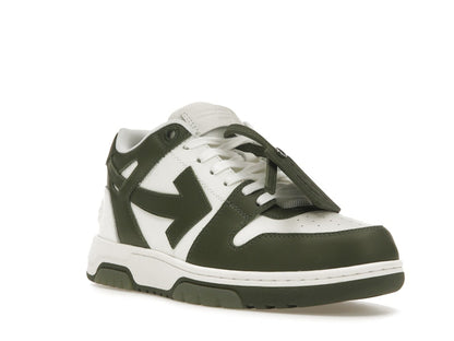 OFF-WHITE Out Of Office OOO Low Tops White Khaki