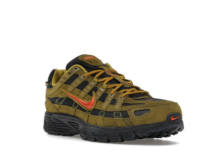 Nike P-6000 Premium Cordura Olive Flak Black Picante Red