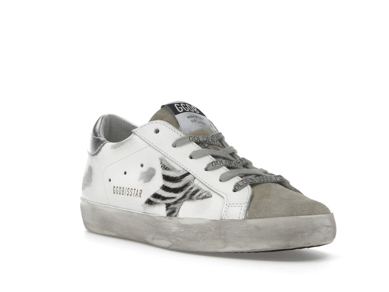 Golden Goose Super-Star Zebra Print Pony Skin Star (Women's)