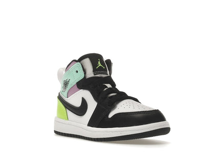 Jordan 1 Mid Pastel Black Toe (PS)